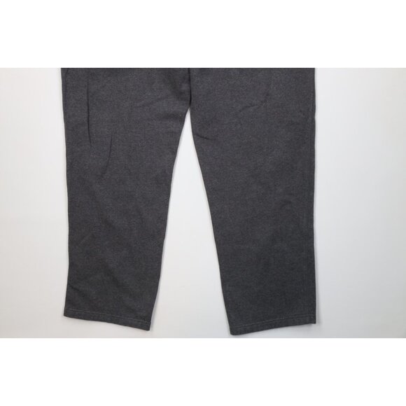 Vtg Y2K Nike Mens 2XL Travis Scott Mini Swoosh Wide Leg Sweatpants Pants Gray - Picture 14 of 14